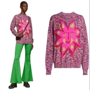 Stella McCartney X Myfawnwy “Unisex Shared 3 Starface Intarsia Sweater”